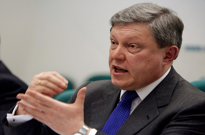 5. Ông Grigory Yavlinsky, 65 tuổi, thuộc Đảng Yabloko là một “đối thủ” nữa của Tổng thống Nga Putin trong cuộc bầu cử sắp diễn ra. Ảnh: AP.