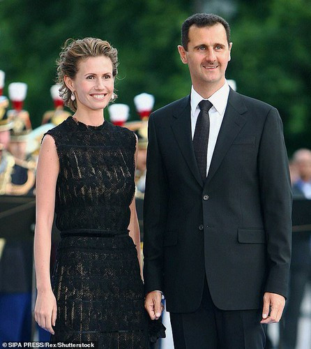 Bà Asma kết hôn với ông Bashar al-Assad vào tháng 12/2000, vài tháng sau khi ông này trở thành Tổng thống Syria. Ảnh: Sputnik.