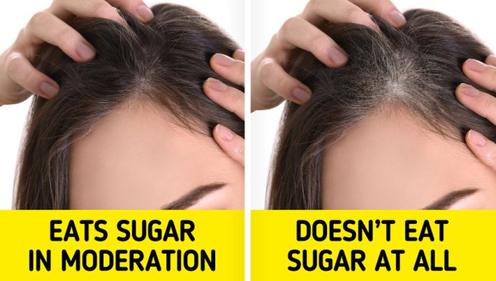 Mặc dù ăn quá nhiều đường tinh luyện không tốt cho mái tóc của bạn, nhưng bổ sung mía (đường mía) trong chế độ ăn uống hàng ngày có thể giúp bạn mọc tóc nhanh hơn, có được mái tóc dày và bóng mượt.