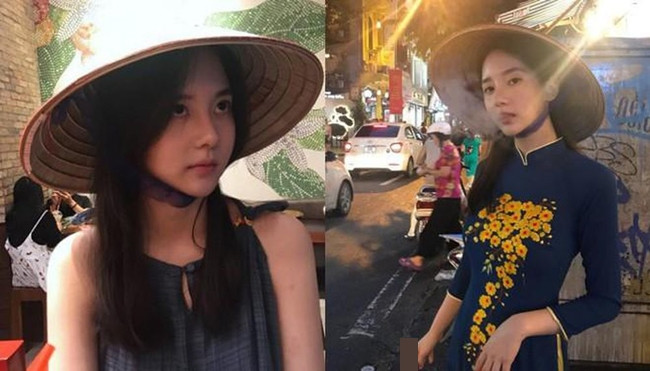 Han So Hee bị cư dân mạng tẩy chay, "đuổi" về nước vì đăng ảnh mặc áo dài hút thuốc.