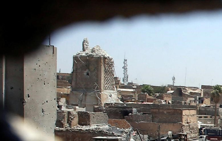 Trước đó, hồi đầu tháng 7/2017, quân đội Iraq đã giải phóng hoàn toàn thành phố Mosul khỏi ách chiếm đóng của tổ chức khủng bố IS. Ảnh: Reuters.