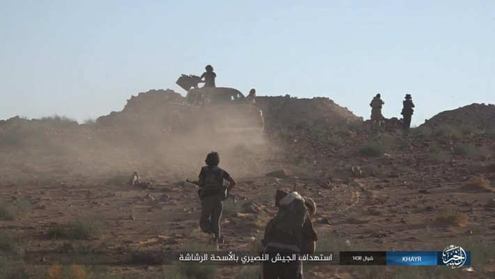 Lực lượng chính phủ Syria đã đập tan cuộc tấn công của nhóm khủng bố. Ảnh: AMN.
