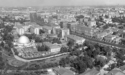 Thủ đô Moscow nhìn từ trên cao năm 1950. (Nguồn: ER)