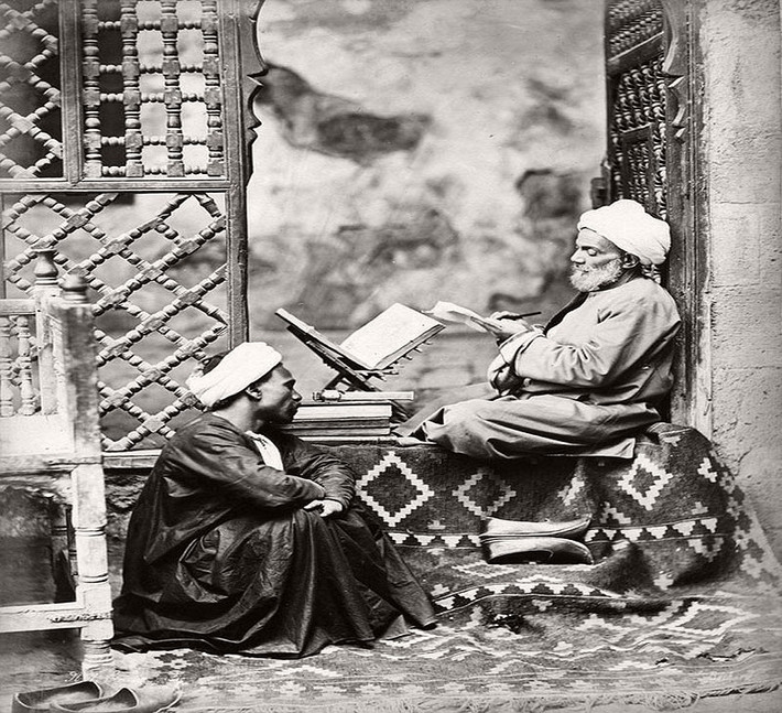 Cuộc sống ở thủ đô Cairo hồi thế kỷ 19 phần nào được tái hiện trong những bức ảnh đen trắng dưới đây. (Nguồn: VT)