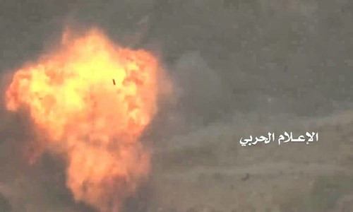 Trước đó, ngày 10/7, lực lượng Houthi đã tấn công và phá hủy một phần căn cứ quân sự Al-Jamayem của Ả-rập Xê-út ở tỉnh Jizan. Ảnh: AMN.