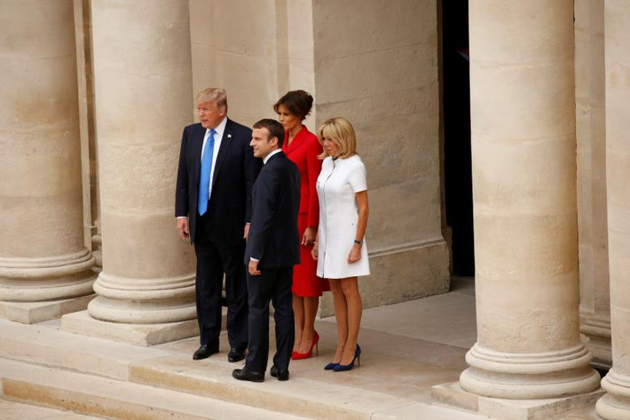 Được biết, ngày 14/7, Tổng thống Trump sẽ tham dự lễ diễu binh kỷ niệm ngày Quốc khánh Pháp. (Nguồn ảnh: Reuters)