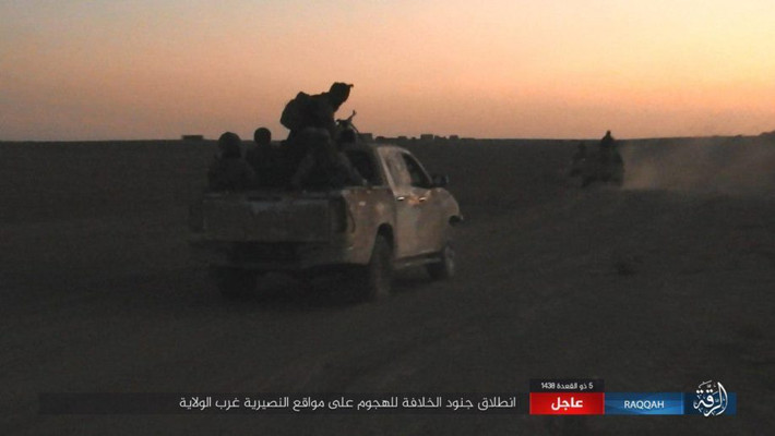 Nhóm khủng bố phải vội vàng tháo chạy sau khi lực lượng Syria phản công. Ảnh: AMN.