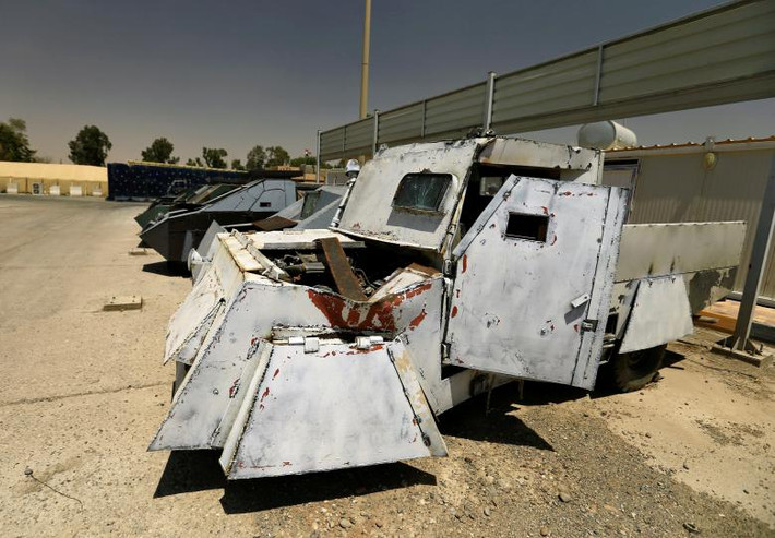 Nhiều xe bom tự sát đã được IS sử dụng tại Mosul.