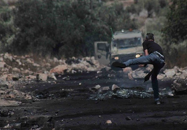 Một hình ảnh khác trong cuộc đụng độ giữa Palestine và Israel được ghi lại. Ảnh: FNA.