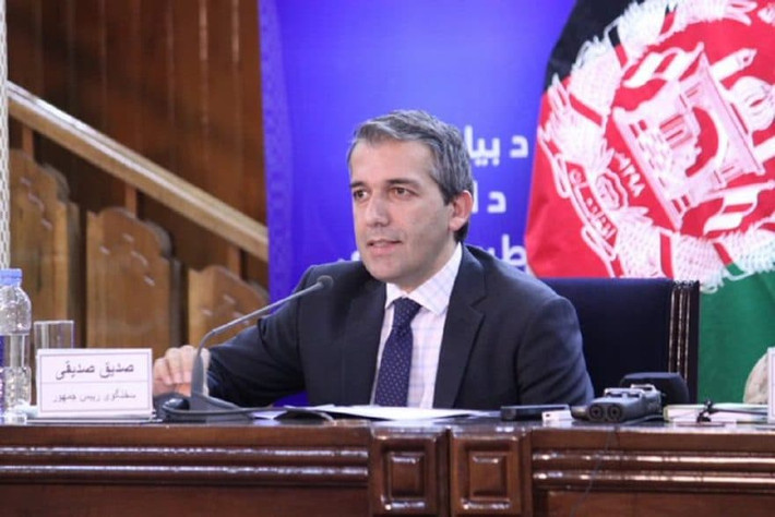“Afghanistan không và sẽ không bao giờ chấp nhận chuyện thế lực bên ngoài quyết định số phận của nước này”, Sediq Sediqqi (ảnh), phát ngôn viên của Tổng thống Afghanistan, nói. Ảnh: KP.