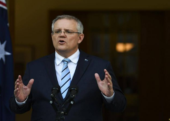 Ngày 24/8/2018, sau khi đánh bại hai "đối thủ" là Peter Dutton và Julie Bishop, ông Scott trở thành lãnh đạo Đảng Tự do và sau đó tuyên thệ nhậm chức Thủ tướng Australia. Ảnh: ST.
