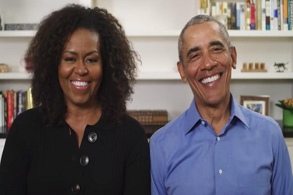 Mới đây, phu nhân của cựu Tổng thống Obama, bà Michelle Obama, đã tiết lộ về những mâu thuẫn từng xảy ra trong cuộc sống hôn nhân của vợ chồng bà. Ảnh: CNN.