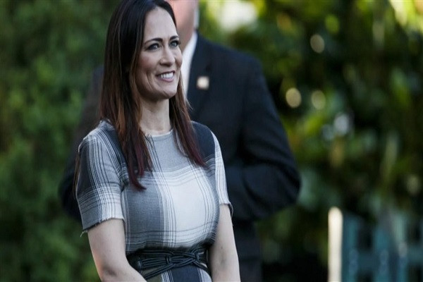 Theo CNN ngày 7/4, Thư ký báo chí Nhà Trắng Stephanie Grisham đã từ chức mà không họp báo để công bố quyết định này. Ảnh: NBC News.