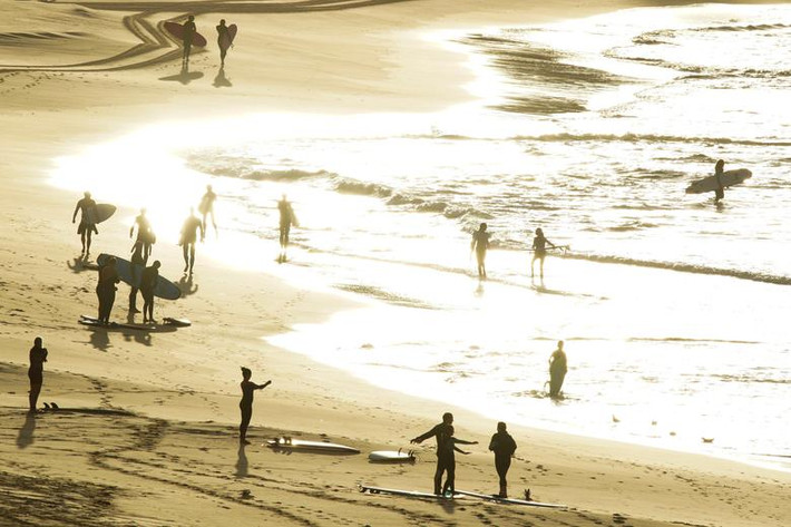 Bức ảnh chụp tại bãi biển Bondi ở Sydney hôm 28/4.