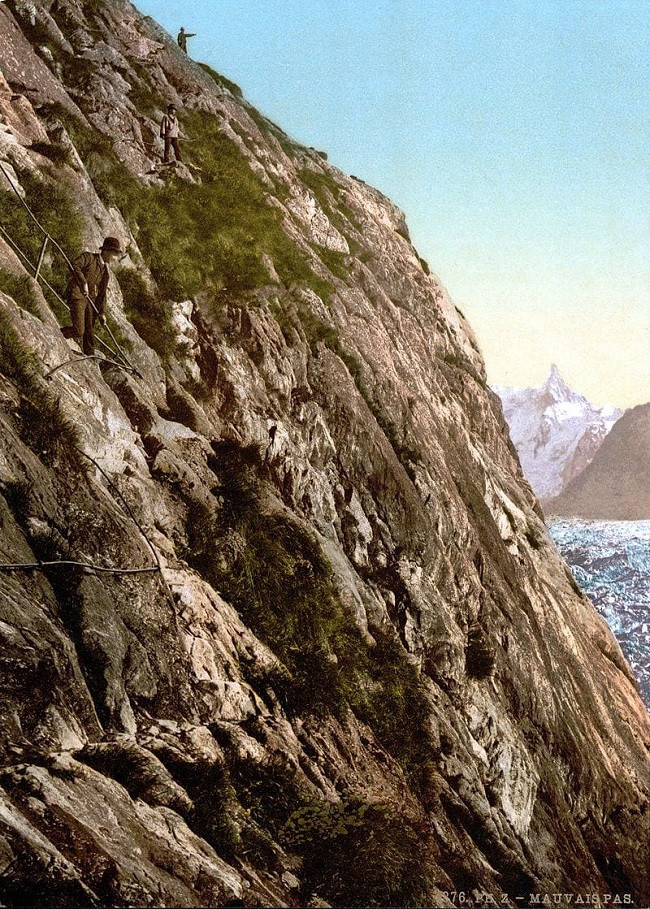 Vách đá cao vút ở Chamonix. Ảnh: Telegraph