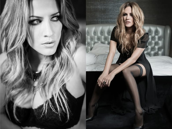 Hoàng tử Harry từng có thời gian qua lại với người dẫn chương trình truyền hình Caroline Flack. Ảnh: The Richest.