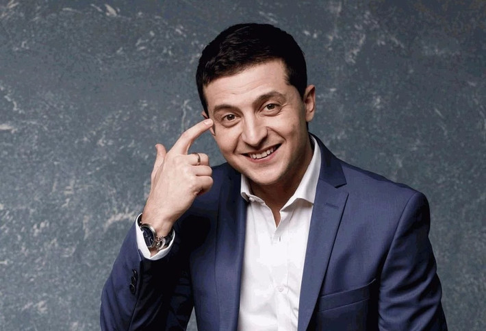 Ngày 31/12/2018, ông Volodymyr Zelensky tuyên bố sẽ tham gia cuộc bầu cử Tổng thống Ukraine năm 2019. Ảnh: JT.