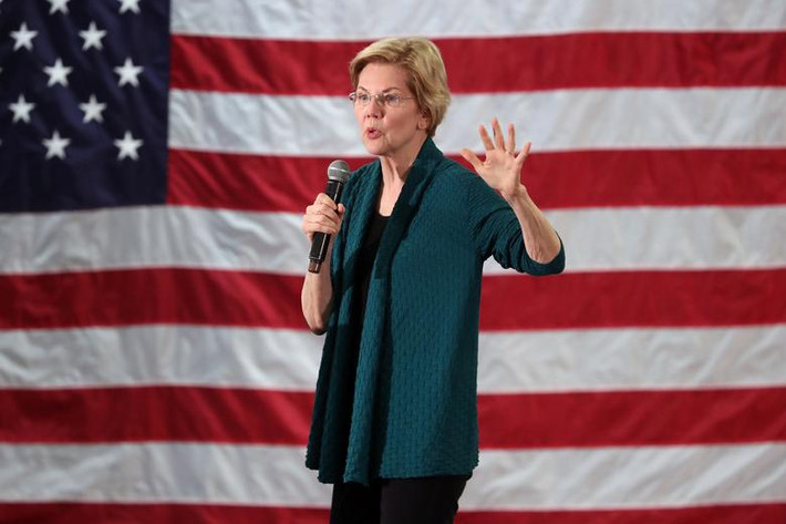 Thượng nghị sĩ Elizabeth Warren, 69 tuổi, từng nói rằng bà sẽ xem xét lại quyết định (chạy đua vào Nhà Trắng năm 2020) sau khi cuộc bầu cử giữa nhiệm kỳ Mỹ 2018 kết thúc.