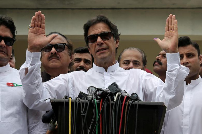 Cựu cầu thủ cricket Imran Khan được bầu làm Thủ tướng Pakistan vào tháng 7/2018.