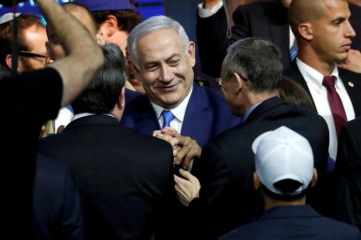 Tổng thống Trump đã chúc mừng Thủ tướng Netanyahu tái đắc cử sau khi cuộc bầu cử kết thúc. Đáp lại, ông Netanyahu cám ơn Tổng thống Trump vì sự "ủng hộ to lớn dành cho Israel".