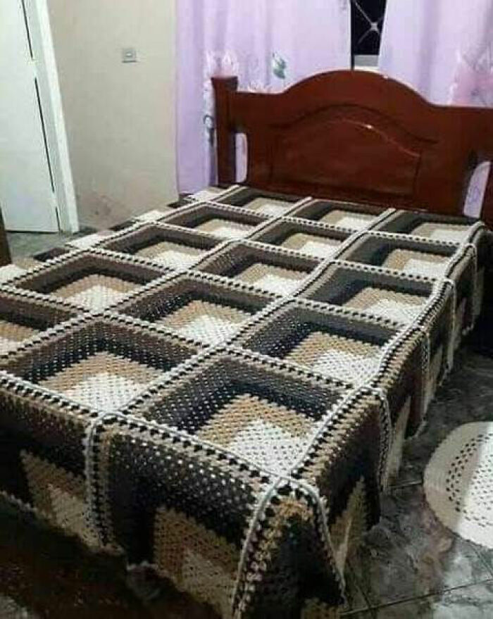 Chiếc ga trải giường 3D.