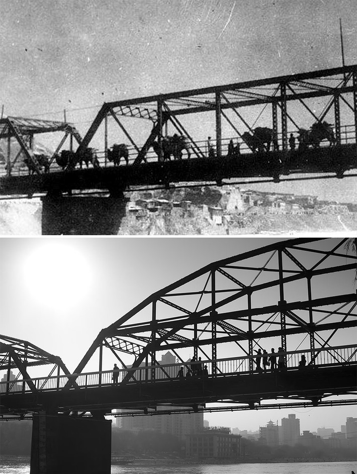 Lan Châu năm 1910 và 2016.