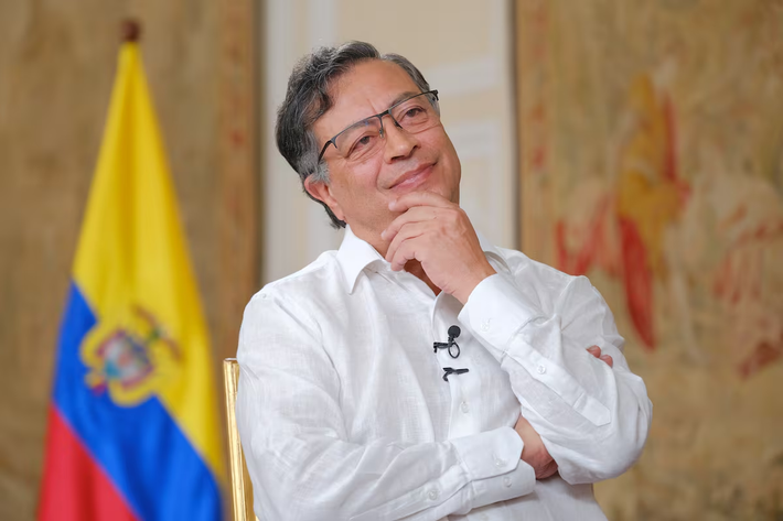 Tổng thống Petro trở thành nhà lãnh đạo theo đường lối cánh tả đầu tiên tại Colombia lên nắm quyền. Ảnh: elpais.