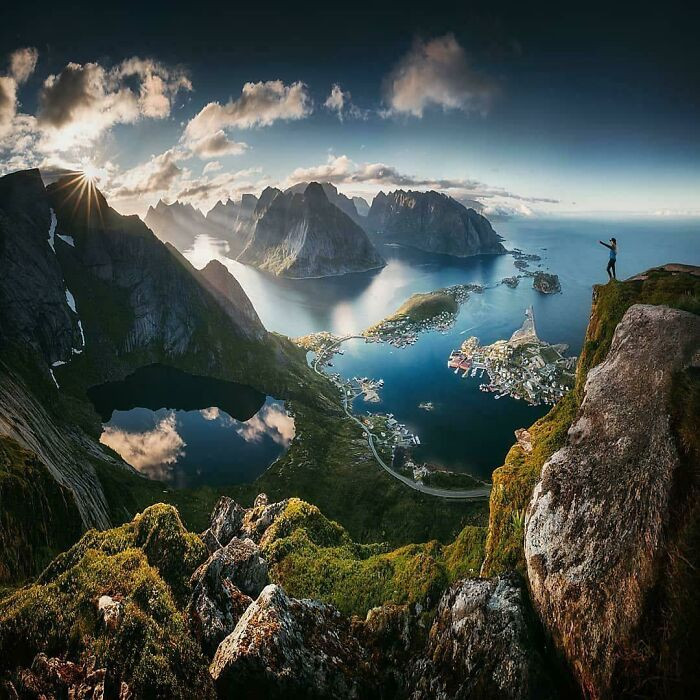 Những ngọn núi ở phía Bắc Na Uy.