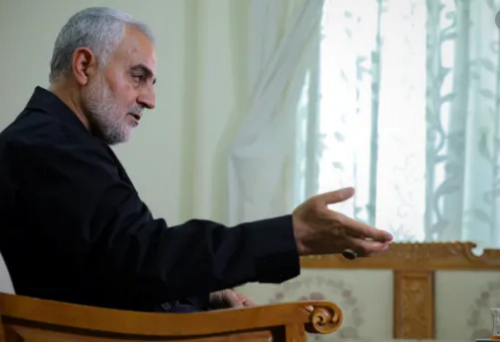 Ông cũng hoạt động bên ngoài lãnh thổ Iran, với việc hỗ trợ quân sự cho lực lượng người Kurd ở Iraq, phong trào Hezbollah ở Lebanon và Hamas tại Palestine. Ảnh: Haaretz.
