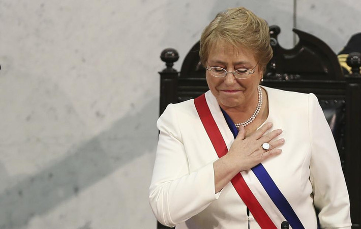Tổng thống Chile Michelle Bachelet.
