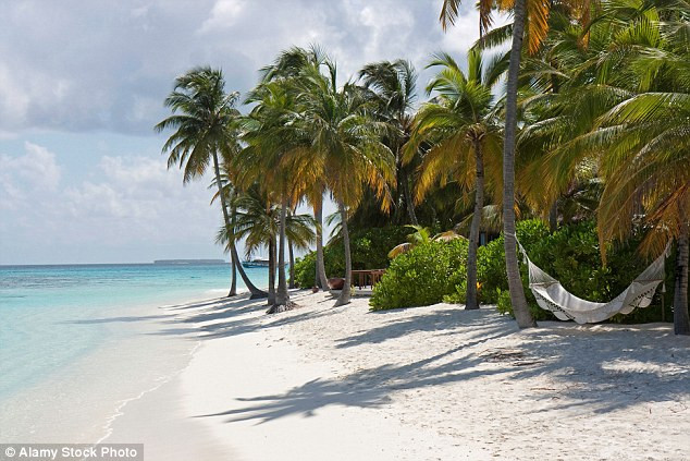 Cô nói rằng khi tới đảo quốc Maldives, cô cảm giác như lạc vào tiên cảnh.