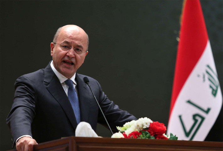 Tổng thống Iraq Barham Salih sinh năm 1960 tại thành phố Sulaymaniyah. Ông là một chính trị gia kỳ cựu người Kurd. Ảnh: MEO.
