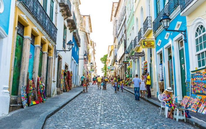Pelourinho là trung tâm lịch sử nổi tiếng ở Salvador, thủ phủ của bang Bahia, Brazil.