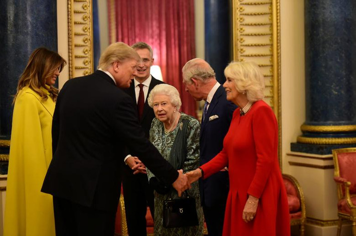 Tổng thống Mỹ Donald Trump, Tổng thống Pháp Emmanuel Macron và Thủ tướng Đức Angela Merkel,...đã có mặt tại London để dự Hội nghị thượng đỉnh NATO.