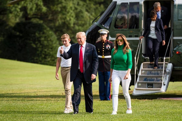 Năm 2018 là một năm nhiều hoạt động của Tổng thống Trump cũng như các thành viên trong gia đình ông với việc tham gia các hội nghị quốc tế,... Tuy nhiên, họ cũng vướng phải một số vụ "lùm xùm" như việc Ivanka sử dụng email cá nhân cho công việc ở Nhà Trắng.