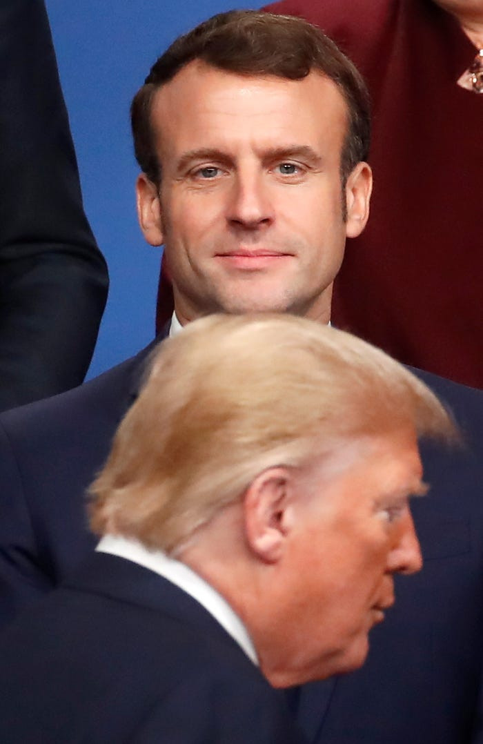 Trước đó, ông chủ Nhà Trắng cho rằng bình luận "NATO đang rơi vào trạng thái chết não" của ông Macron là "tuyên bố xúc phạm".