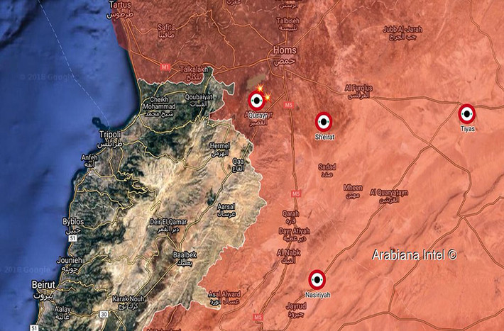 Trong diễn biến khác trên chiến trường Syria, ngày 24/5, các chiến đấu cơ của Không quân Israel đã tiến hành nhiều cuộc không kích nhằm vào căn cứ không quân al-Dabaa ở phía tây nam tỉnh Homs và phòng không Syria đã đáp trả bằng ít nhất hai quả tên lửa phòng không S-200. Ảnh: SF.