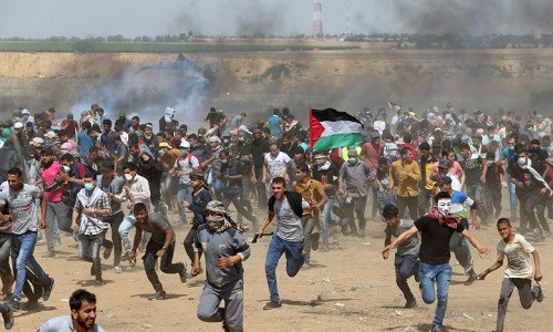 Các cuộc đụng độ dữ dội Israel-Palestine tiếp diễn tại khu vực Dải Gaza trong những ngày qua, trước dịp kỷ niệm 70 năm Ngày Nakba 15/5 hay còn được Palestine gọi là “Ngày Thảm họa”. (Nguồn ảnh: Reuters)