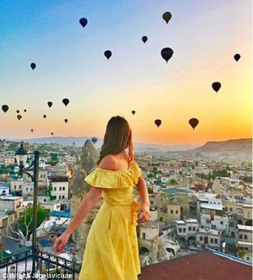 Bức ảnh này được chụp tại Cappadocia, Thổ Nhĩ Kỳ.