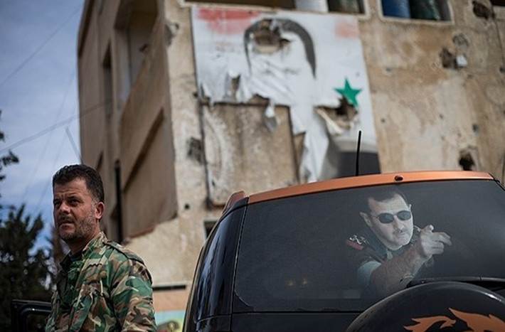 Không chỉ ở Daraa, Quân đội Syria cũng điều động một đoàn xe quân sự mới tới khu Hadhar, Quneitra, để mở đường cho chiến dịch chống khủng bố sắp tới tại tỉnh này. Ảnh: FNA.