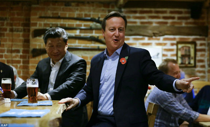 Được biết, đây là quán ăn yêu thích của Thủ tướng Cameron.