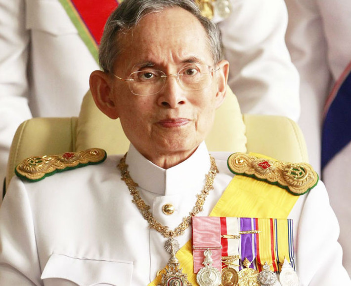 Quốc vương Thái Lan Bhumibol Adulyadej đăng quang vào ngày 5/5/1950 và là một trong những nhà lãnh đạo tại vị lâu nhất ở Châu Á.