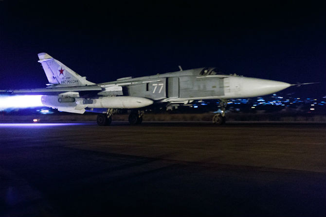 Một chiếc Sukhoi Su-24M.