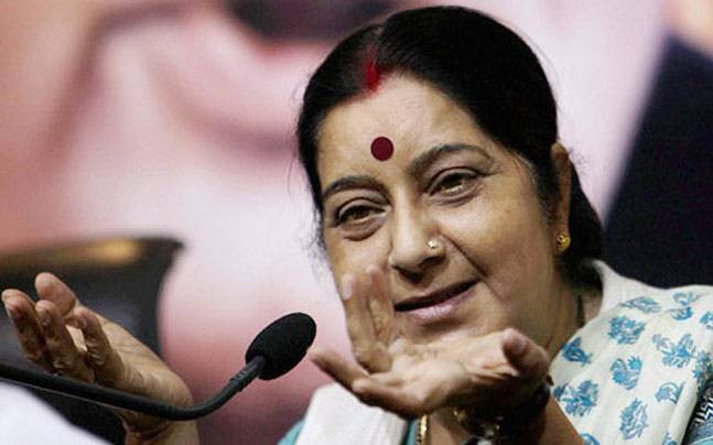 Bà Sushma trở thành Ngoại trưởng Ấn Độ từ ngày 26/5/2014 và là người phụ nữ thứ hai giữ chức vụ này. Ảnh: IT.