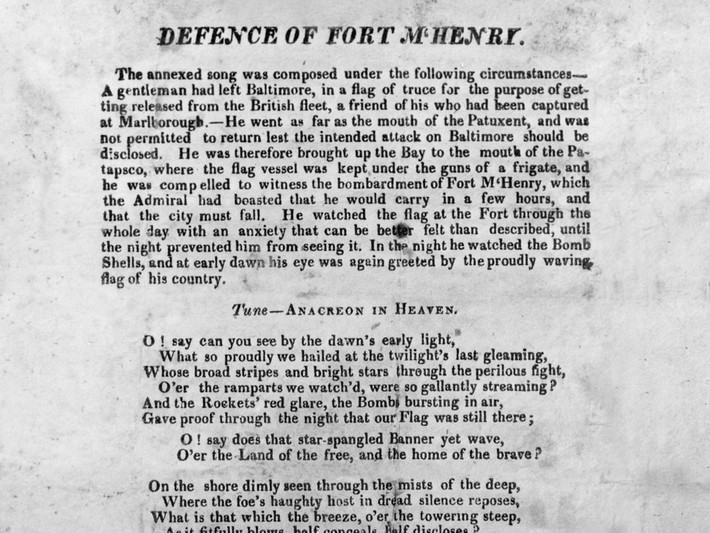 "The Star-Spangled Banner" là quốc ca chính thức của nước Mỹ kể từ năm 1931. Tuy nhiên, cách đây 100 năm, Mỹ chưa hề có quốc ca chính thức.