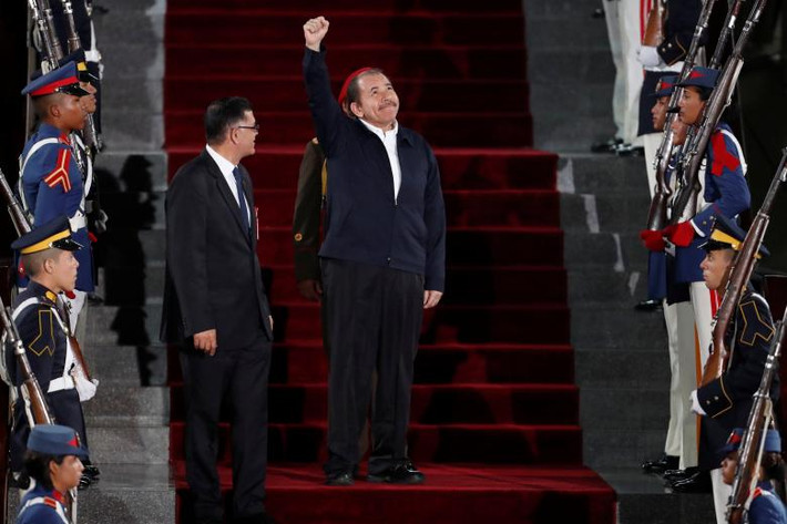 Tổng thống Nicaragua Daniel Ortega...