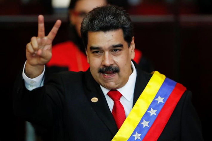 Theo hãng thông tấn Reuters, ngày 10/1, Tổng thống Venezuela Nicolas Maduro đã tuyên thệ nhậm chức trước Tòa án Tối cao ở thủ đô Caracas. (Nguồn ảnh: Reuters)
