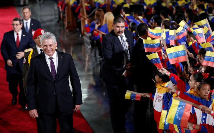 Chủ tịch Cuba Miguel Diaz-Canel...