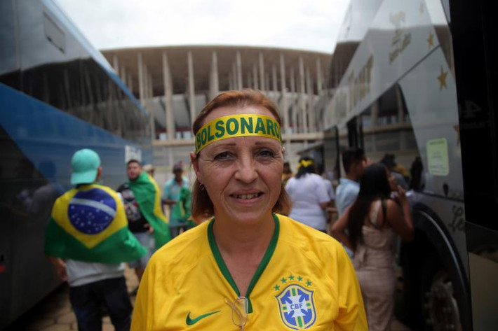 Những người ủng hộ đổ về thủ đô Brasilia để theo dõi buổi lễ nhậm chức của tân Tổng thống Bolsonaro.