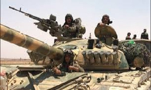 Trong diễn biến liên quan trước đó, Quân đội Syria đã phá huỷ các đoàn xe quân sự của nhóm liên minh thánh chiến Hayat Tahrir Al-Sham (HTS) ở Bắc Hama và Nam Idlib. Ảnh: Sputnik.